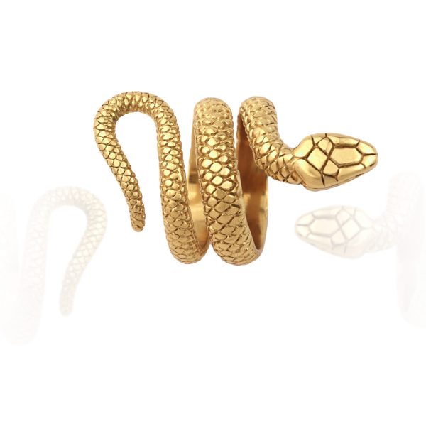 MAKTUB DORADO ANILLO SERPIENTE AN ENTRE JOYAS