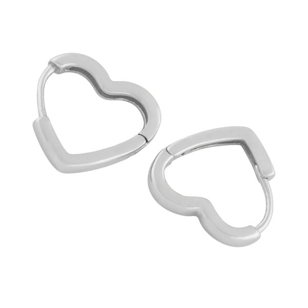 KARIA PENDIENTES CORAZÓN AN ENTRE JOYAS PLATA