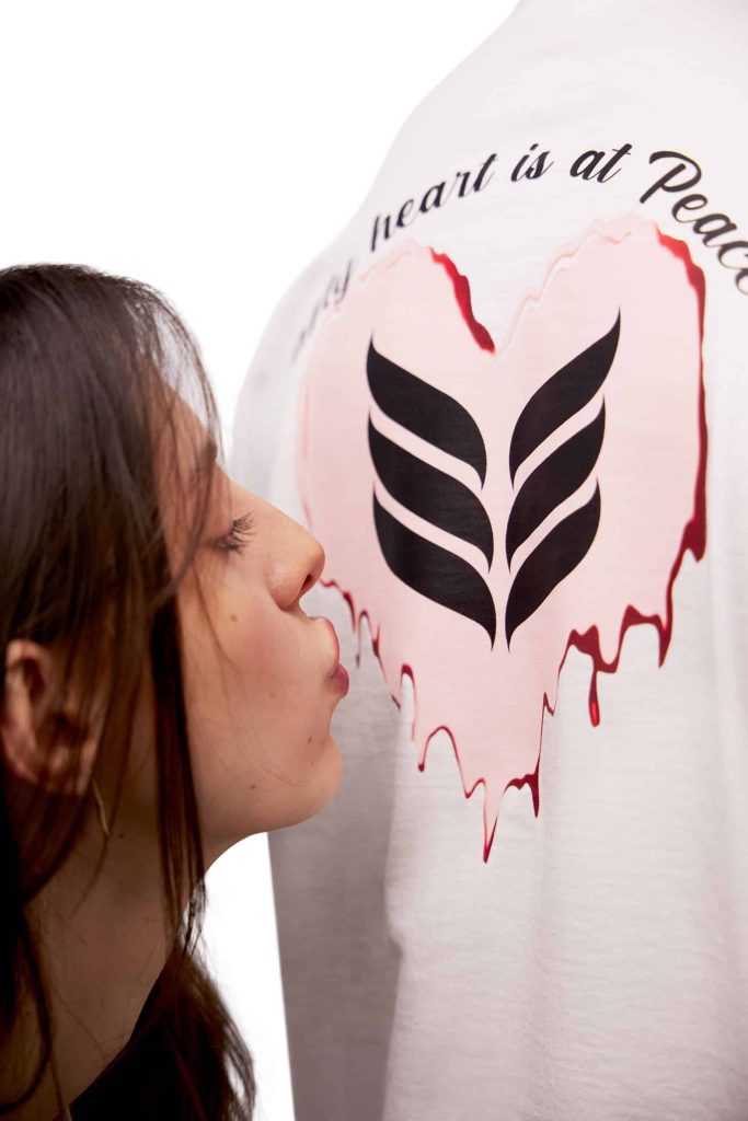 camiseta AN Clothing My Heart is at peace