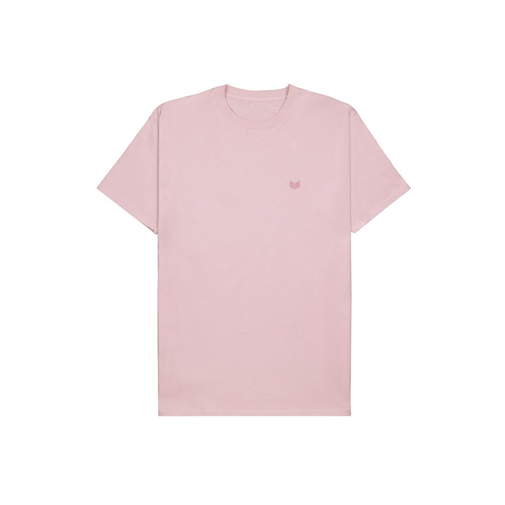 camiseta basica rosa an